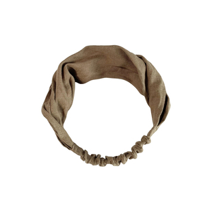 三环路复古棉麻弹力发带百搭文艺风麻布发饰百搭复古有弹亲肤舒适