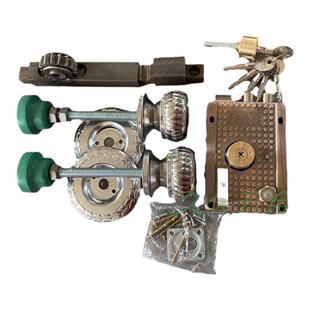 农村外院大门锁铁大门焊接齿条锁农村铁大门锁齿条锁保险锁齿轮锁