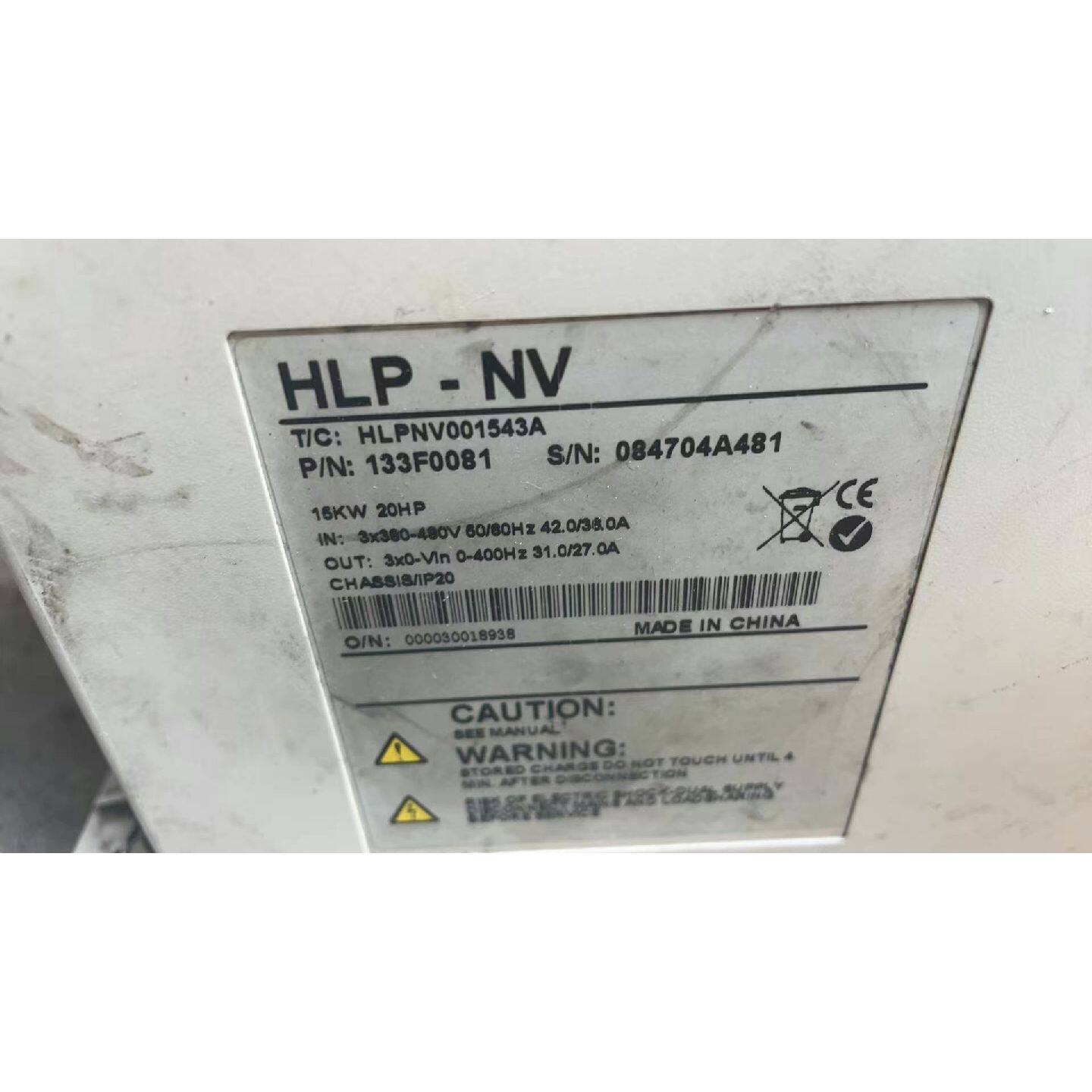 议价海利普变频器二手拆机,380V,15KW,成色如图,功能包好