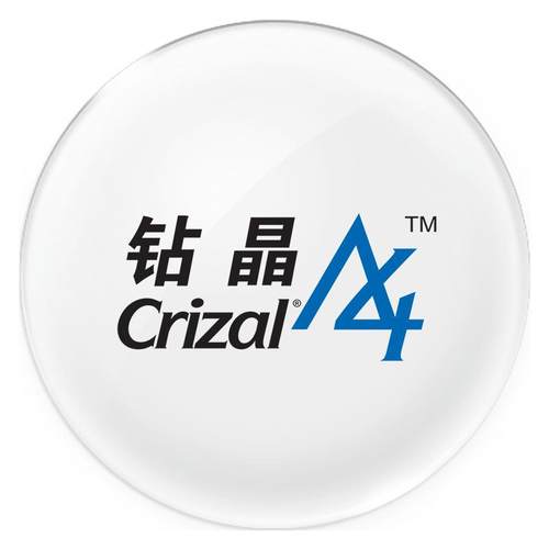 依视路镜片 钻晶A4 非球面镜片 减少蓝光伤害 定做片 2片装