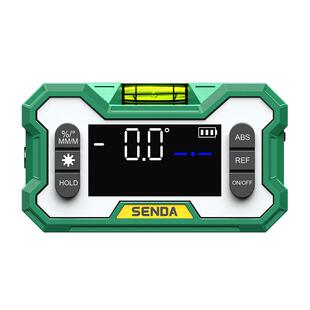 高精度数显倾角仪坡度尺新型强磁角度测量多功能电子水平仪水平尺