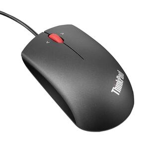 联想Thinkpad 原装有线鼠标 台式机笔记本usb小黑蓝光4Y51D20850