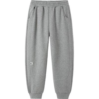 巴拉巴拉儿童运动裤加绒裤子秋冬季新款童装男童女童长裤中大童厚