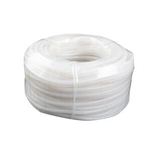 整卷国产白色硅胶管软管大型吸粮机工业级耐高温抗老化加工