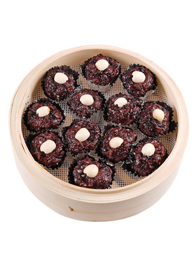 黑糯米糕350g*3袋莲子黑米糕