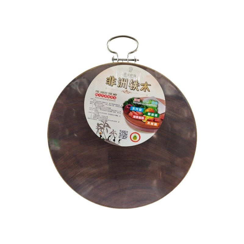 圆形铁木砧板进口原材抗菌防霉
