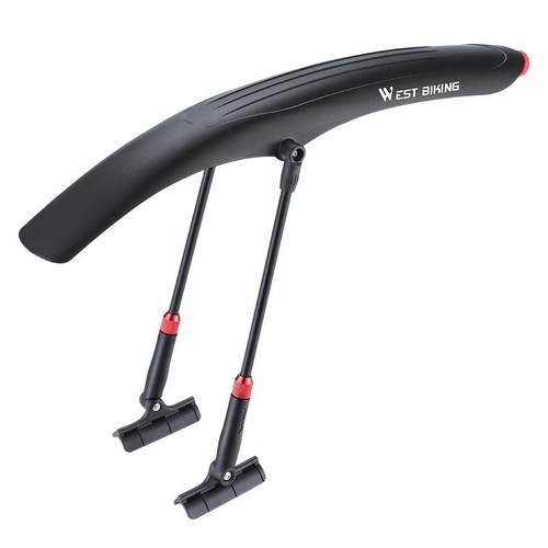 西骑者山地车挡泥板自行车快拆式前后挡板加宽可调节挡雨板装备