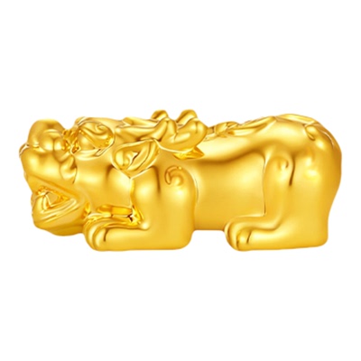 潮宏基18k硬k转运珠手串