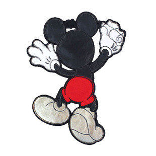 时尚刺绣大号卡通米奇老鼠亮片布贴羽绒服外套衣服破洞补丁贴装饰