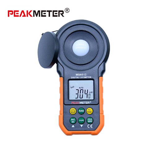 议价华谊PM6612照度计PEAKMETER PM6612L高精度便携式数字照度计