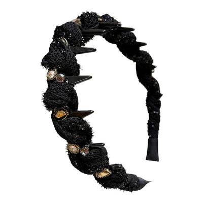 巴黎王妃2025新款发箍闪钻高颅顶