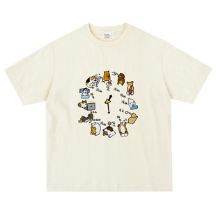 狗狗的一天（闯祸版）｜糯糯熔岩合作款｜250克纯棉T在宇间工作室