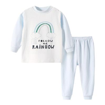 宝宝保暖婴儿全棉男童秋衣套装