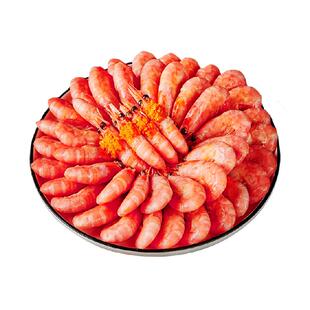 国王北极甜虾刺身北极虾头籽腹籽冰虾原箱新货新鲜海虾鲜活速冻