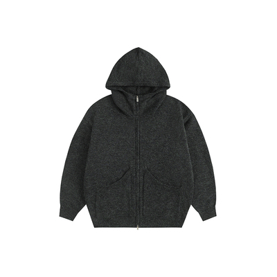 马海毛外套女冬季情侣连帽毛衣男