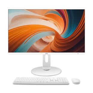 AOC 27英寸一体机电脑高清IPS屏酷睿i5i7高配办公设计家用游戏可壁挂台式整机全套