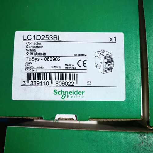 施耐德交流接触器：LC1D253BL,全新原装，50个