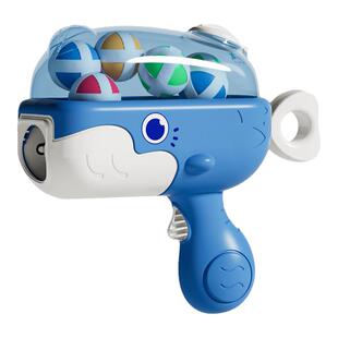 鲸鱼粘粘球枪儿童飞镖恐龙球球枪黏黏弹射标靶发射器宝宝玩具男孩