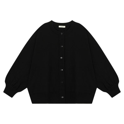 studio CLIP 毛衣女2025冬季新款纯色灯笼袖针织长袖开衫592315