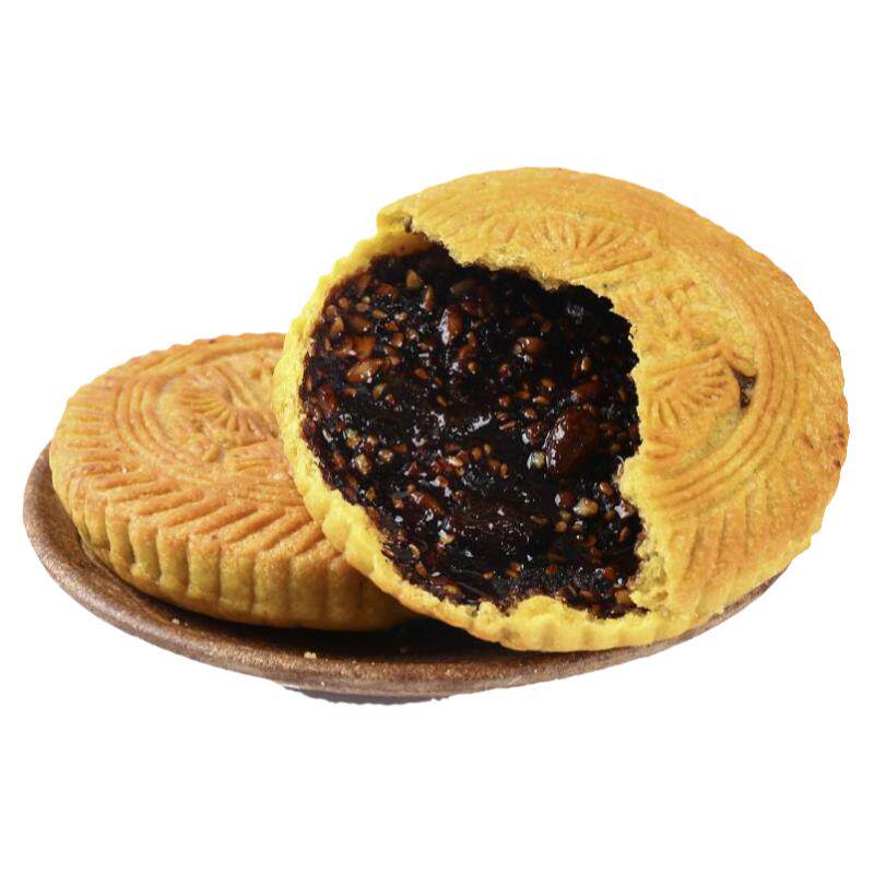 山西吕梁红糖空心月饼