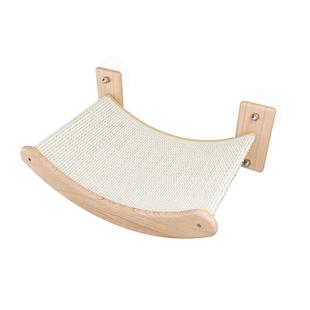 猫咪吊床实木玻璃窗户吸盘猫爬架太空舱猫窝观景阳台免打孔猫架子