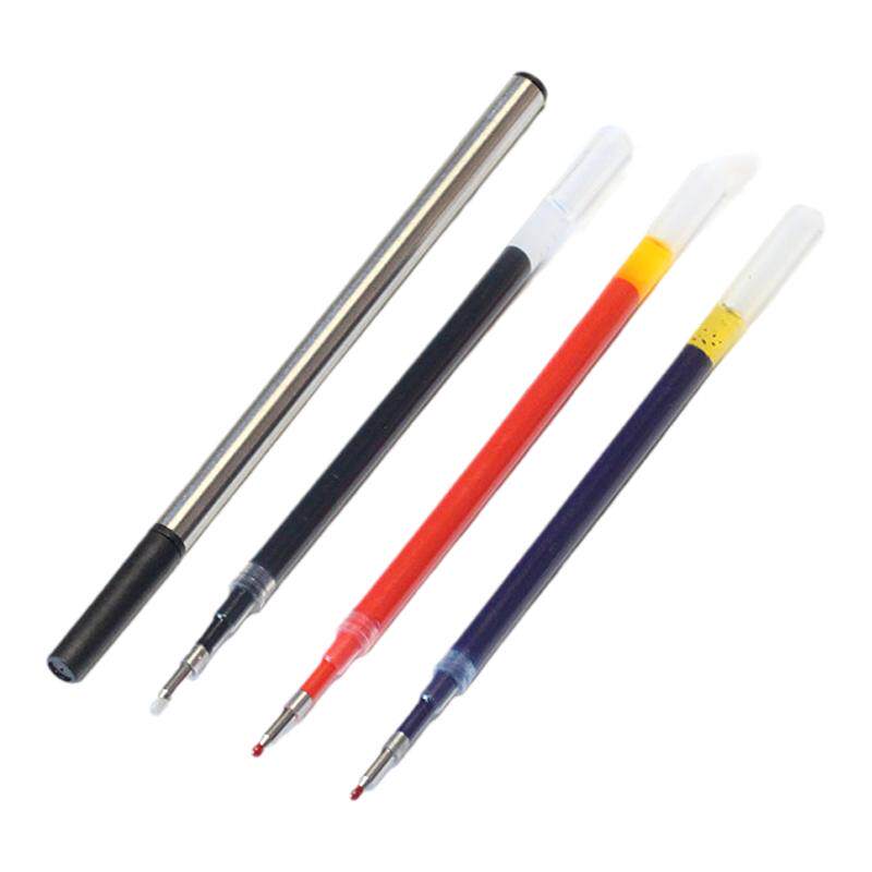 定制笔芯宝珠芯0.5mm签字1.0mm水笔替芯直插式金属通用芯普通中性笔芯G-5通用0.7水芯超滑墨蓝蓝黑可来样定做