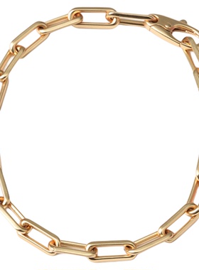 时装周秀场老钱镂空新贵手链金色