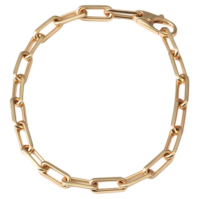 时装周秀场老钱镂空新贵手链金色