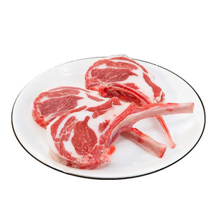 呼伦贝尔本地现杀战斧小羊排内蒙古厚切羔羊扒冷冻新鲜烧烤食材