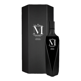 【指南针】麦卡伦璀璨黑大M礼盒装进口单一麦芽威士忌酒MACALLAN