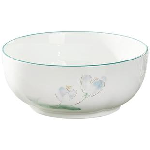 大号面碗家用加厚陶瓷2025新款高颜值可微波的吃面碗面条碗小汤碗