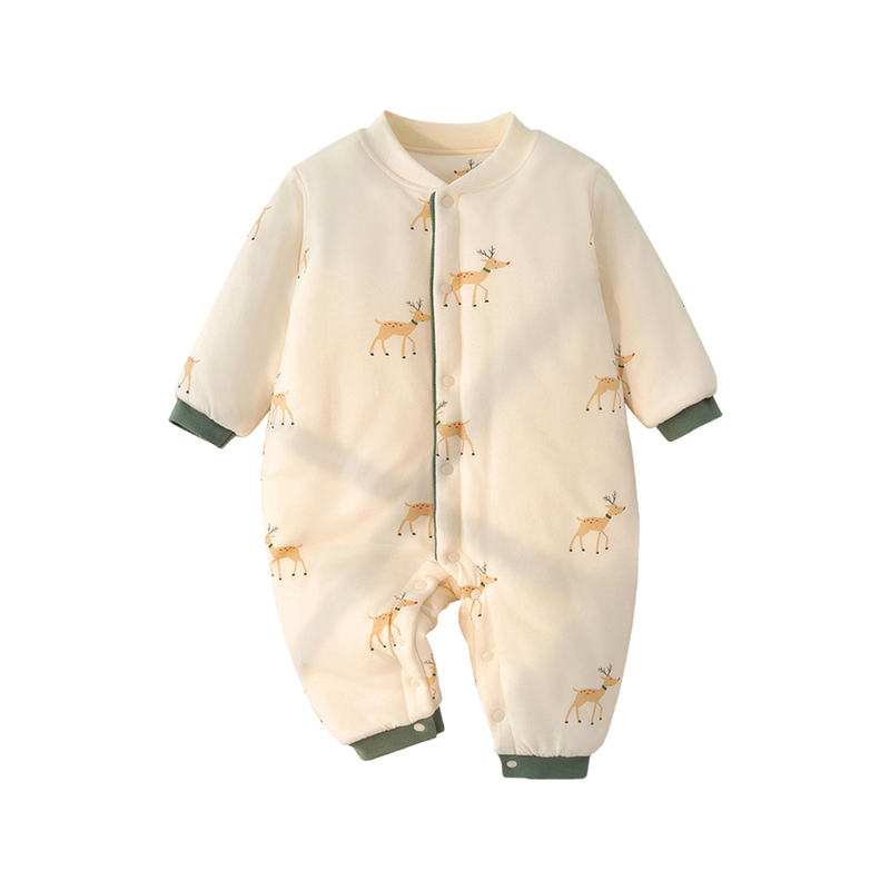 JOJO'S L. PD.wind.婴儿衣服秋冬加厚宝宝连体衣纯棉衣爬 | 风譬