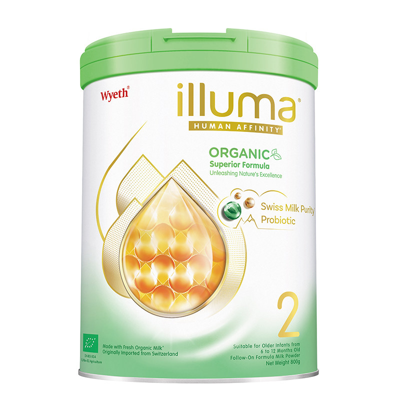 惠氏启赋有机2段6-12个月800g瑞士原罐原装进口婴幼儿奶粉