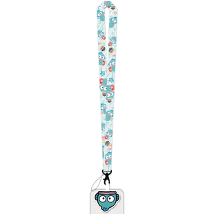 丑鱼汉顿手机垫片防丢夹片垫片挂绳可爱挂脖绳长款半人鱼腕绳短