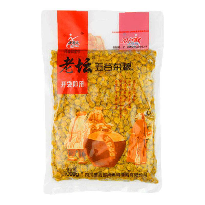 西部风老坛一包钓五谷杂粮甜薯玉米麦粒打窝料野钓水库池塘钓鱼