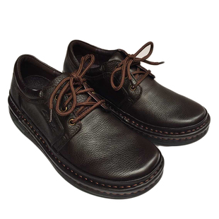 男低帮休闲真皮皮鞋胖脚鞋肥胖皮鞋 加肥大码男鞋爸爸鞋45 46 47