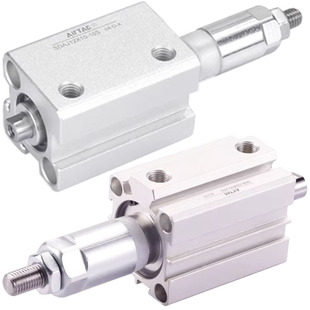 亚德客可调薄型气缸SDAJ32X20-20S SDAJ16X40X50X75X80-10-20-30S