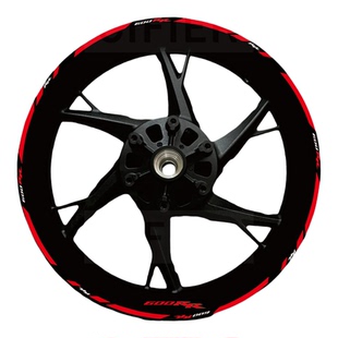 摩托车CBR300CBR600RRCBR1000RR650F5轮毂车圈轮框反光防水贴花