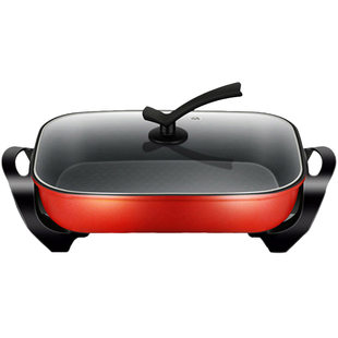 九阳8升电火锅大容量多功能烤肉火锅一体多能煎炒料理不粘电热锅