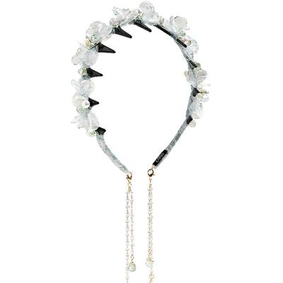 兰诺水晶花朵珍珠发箍女款