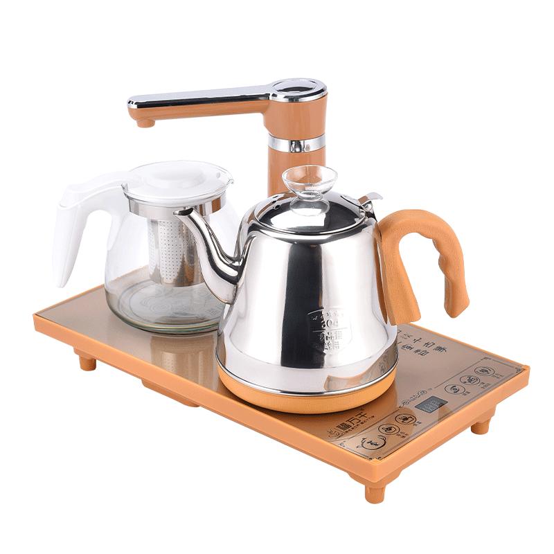智能全自动上水电热烧水壶家用保温泡茶专用茶台一体电磁茶具套装