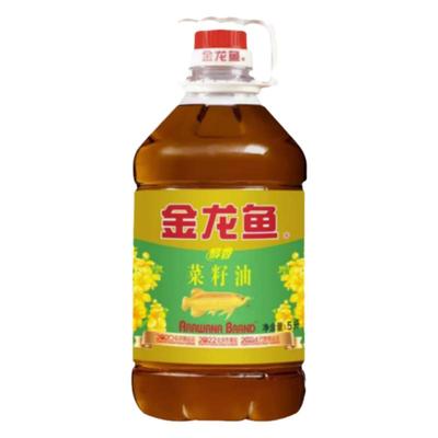 金龙鱼醇香菜籽油5L桶装家用商用