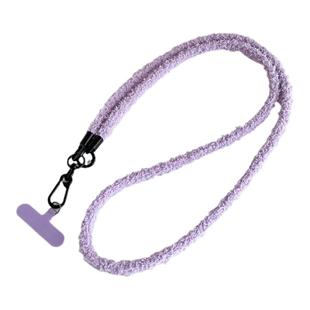 斜挎可背毛绒手机挂绳链长款冬款背带绳子挂件东北旅游防丢绳毛茸茸保暖挂饰配件结实长背绳包包带子女垫片壳