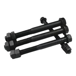 挖掘机斗轴螺丝12.9级外六角螺母螺栓55 60挖机斗销螺杆螺丝配件