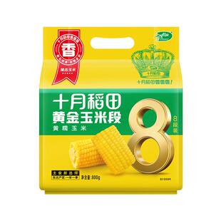 25年新玉米十月稻田黄糯玉米段东北玉米新鲜糯玉米低脂粗粮800g