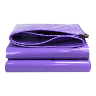 刀刮布篷布防水防晒加厚雨布抗寒耐热苫布紫色油布遮阳挡雨盖货布