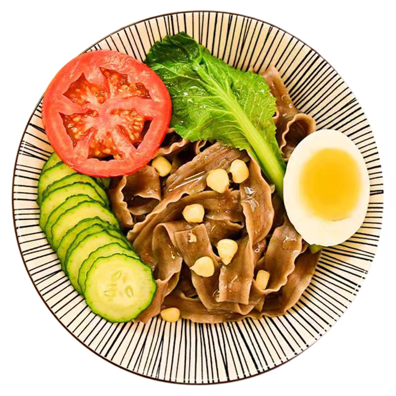 荞麦刀削面条宽面0脂肪控无糖精粗粮糖尿病人食品乔麦黑麦全主食