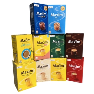 包邮1.2kg东西麦可馨摩卡三合一咖啡黄麦馨韩国进口100条整盒