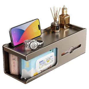 日本卫生间厕纸盒2025新款厕所纸巾盒壁挂免打孔卷纸卫生纸置物架