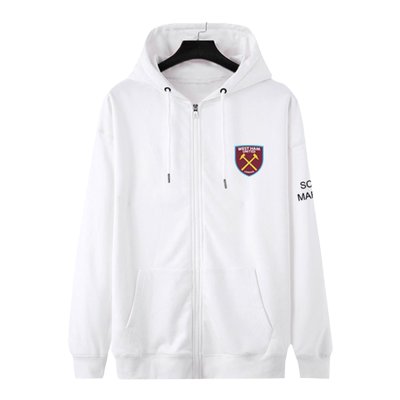 21-22西汉姆联队服足球开衫卫衣